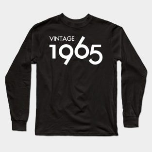 Vintage 1965 Gift 55th Birthday Party Long Sleeve T-Shirt